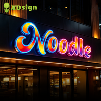 Enseigne néon lumineuse XDSign personnalisée rapide, lettres 3D LED multicolores pour entreprise, publicité étanche IP65 pour voiture