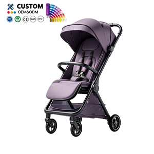 Poussette de luxe pour poupée, en alliage d'aluminium, avec roues pivotantes, ultra-légère, pliage rapide, capacité de charge de 15 kg, pour les enfants de 0 à 3 ans - Product Image 1