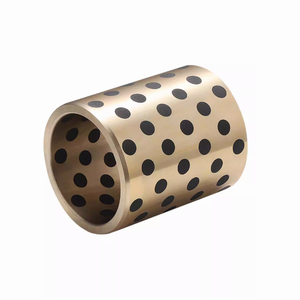 Douille en bronze graphite autolubrifiant JDB, ID 28 <span class=keywords><strong>mm</strong></span> 29 <span class=keywords><strong>mm</strong></span> 30 <span class=keywords><strong>mm</strong></span>, sans huile et résistante à l'usure, en alliage de cuivre - Product Image 1