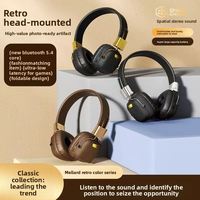 Retro Wireless BT 5.4 Headphones Long Duration Support Calling Headset