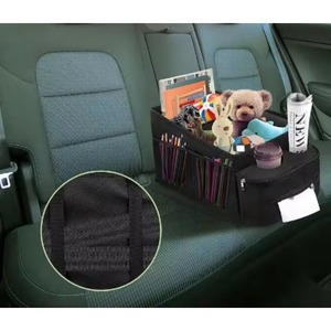 Free Sample <b>Car</b> <b>Organiser</b> Back <b>Seat</b> Organizer Storage Bag with Partitions and Cup holders <b>Seat</b> back Organizer - Product Image 4