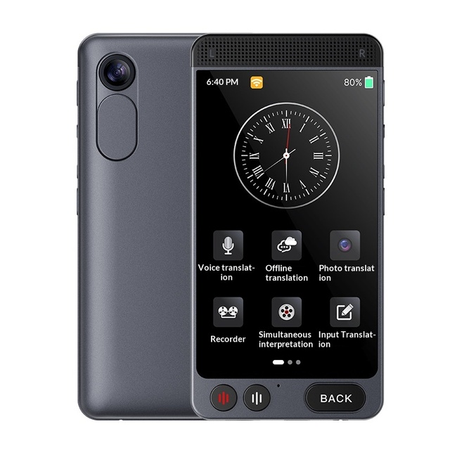 D21 Real-Time Online Translator Device 142 Languages Android 2000mAh 4.0Inch Screen Portable Pocket Language Translator Device