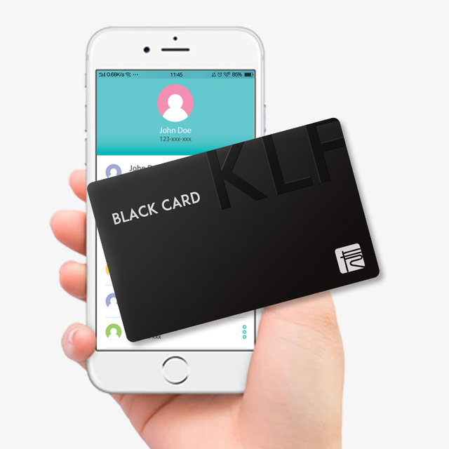 Customized Stainless Steel Sublimation Metal NFC Business Card
