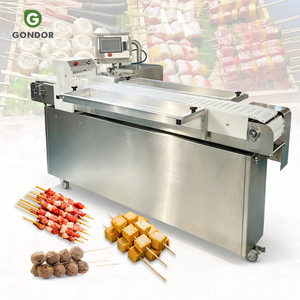 <b>Table</b> Top Tofu Cube Meat Quail Egg Kabob Skewer Stick Automatic Kebab Skewing Maker Machine <b>BBQ</b> - Product Image 1