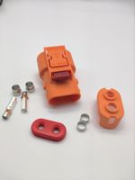Connecteur de câble haute tension automobile 1000V HVSL 2POS 125A 150A Prise et fiche avec barre omnibus