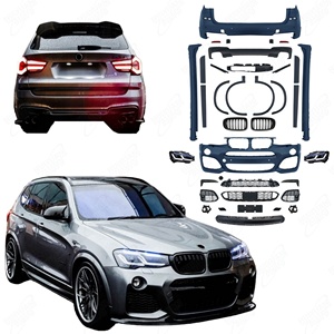 Ajuste Perfecto al 100% para <span class=keywords><strong>BMW</strong></span> Serie X3 F25 2011-2017 Actualización al Modelo F25 M-Sport Lámparas LED Parachoques Delantero y Trasero Fácil Instalación - Product Image 1