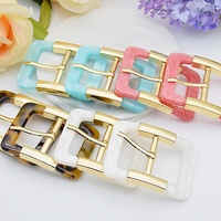 Bukwang – boucle de ceinture en résine plastique, décorative, personnalisée, pour manteau, ceinture, vêtements