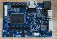 Carte de contrôle LCD TTL LVDS 50 broches AT070TN90/92/94 AV+VGA, carte pilote LCD TFT PCB800099 V9 VGA pour enregistreur de voiture
