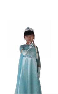 FH652 Halloween princesa Elsa disfraz vestido niñas pequeñas fiesta de cumpleaños reina Cosplay Aurora Moana 3 piezas TV película - Product Image 6