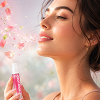 Spray buccal parfumé personnalisé pour une haleine fraîche, portable, rafraîchisseur d'haleine instantané, vente en gros, soins bucco-dentaires multi-usages