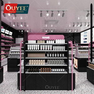 Tủ Trưng Bày Mỹ Phẩm Bán Lẻ Acrylic Chiếu Sáng Theo Yêu Cầu Bố Trí Thiết Kế Nội Thất Cửa Hàng Nước Hoa - Product Image 4