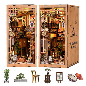 MOQ=1 Kit DIY de niche à livres japonaise pour livraison directe - Niche à livres personnalisée et ensemble de niche à livres pour une décoration créative d'étagère - Product Image 2