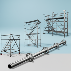 Échelles et <span class=keywords><strong>échafaudage</strong></span>s mobiles télescopiques pliables pour la construction - Utilisation hôtelière moderne en acier - Product Image 2