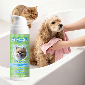 Champú Seco en <span class=keywords><strong>Mousse</strong></span> GATASE para Mascotas, Limpieza Profunda y Eliminación de Olores, Fórmula Hipoalergénica, Apto para Cachorros y Gatos Embarazadas - Product Image 2