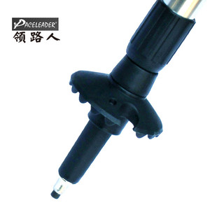 Adaptateur pour bâton de randonnée Paceleader, pièce 06, plastique noir, ajustement universel pour bâtons de marche - Product Image 3