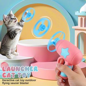 Juguete Interactivo Luminoso para Mascotas al Aire Libre: Libélula de Bambú Giratoria con Luz Intermitente y Catapulta para Gatos, Juguete de Lanzamiento con Vuelo Colorido - Product Image 2