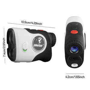 Telémetro Láser de 1500m con Aumento de 6.5x, Pantalla LCD, Telémetro de Mano para Golf al Aire Libre con Estuche de Transporte y Cable de Carga - Product Image 3