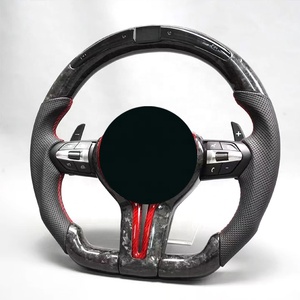 Volant de course universel en fibre de carbone forgée, pièces de performance automobile pour PC, compatible <span class=keywords><strong>BMW</strong></span> F22 - Product Image 3