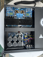 Amplificateur de puissance professionnel, amplificateur de basses audio professionnel 2x1000W, boîtier métallique, design durable pour la scène et l'extérieur