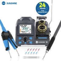 Pinzas de Precisión SUNSHINE S1 para Soldadura C210 - Aptas para Reparación de Teléfonos Móviles / Con Función de Calibración Automática