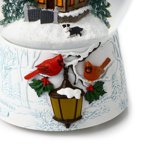 Custom Made Light Christmas Snow <b>Globe</b> <b>Glass</b> With Music Water Ball Souvenir GIfts Water <b>Globe</b> with Music - Product Image 3