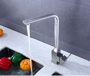 Mitigeur d'évier de <span class=keywords><strong>cuisine</strong></span> thermostatique moderne en acier inoxydable Robinet de style classique de haute qualité pour usage hôtelier - Product Image 4