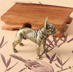 アンティーク模造工芸品工場価格3D犬真鍮像真鍮おもちゃ - Product Image 4