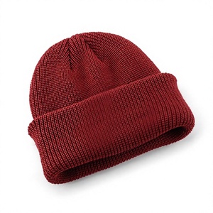 Bonnets en tricot fin sur mesure pour les marques de mode américaines, bonnets avec logo, prix de gros et faible MOQ - Product Image 1