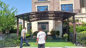 TOMA Personnalisé Extérieur Aluminium Étanche Balcon Patio <span class=keywords><strong>Terrasse</strong></span> Couvrant Auvents Garage Auvent Abri <span class=keywords><strong>Carport</strong></span> - Product Image 4
