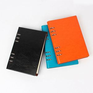 Custom Logo A4 Diary Pu Leather Thermal Binding Big <b>Planner</b> Refillable <b>Notebooks</b> Business Journal Loose Leaf Fabric <b>Notebook</b> - Product Image 1