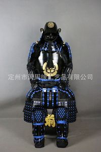 Elmo Giapponese Antico in Ferro, Accessorio per Film e TV, Costume da Samurai, Abbigliamento da Palcoscenico, Ornamenti Decorativi Neri - Product Image 3