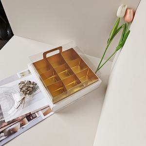 Jiugongge Takeaway Hot Pot Caja <span class=keywords><strong>de</strong></span> postre transparente Embalaje <span class=keywords><strong>de</strong></span> papel para el té <span class=keywords><strong>de</strong></span> la tarde Pastel <span class=keywords><strong>De</strong></span> Luna Yema <span class=keywords><strong>de</strong></span> huevo Crisp Little Red Sugar - Product Image 3