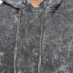 Sweats à capuche en denim délavé pour l'hiver, sweats à capuche en denim délavé de couleur personnalisée, vêtements de mode, sweats à capuche en denim délavé - Product Image 1