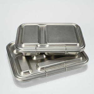 Aohea Boîte à lunch en acier inoxydable 304 de haute qualité/Conteneur à aliments en acier inoxydable/Boîte à lunch Bento scolaire - Product Image 4