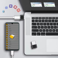 Adaptateur de charge OTG USB 2.0 Type C femelle vers USB Type A mâle, protégé par OTP, pour téléphone portable et Macbook