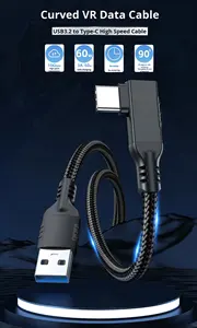 Câble casque VR <span class=keywords><strong>Link</strong></span> en nylon USB 3.2 Gen2 10 Gbps à 90 degrés de type C pour caméra Oculus/Quest 3/<span class=keywords><strong>Meta</strong></span> Quest 3S Quest2/Pro/Pico 4/Ultra - Product Image 5