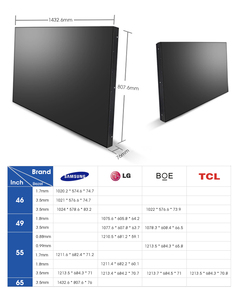 Support de signalisation numérique d'intérieur TV 4K Samsung <span class=keywords><strong>LCD</strong></span> écran d'épissage 2x2 contrôleur 55 "mur vidéo prix - Product Image 5