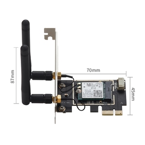 NUEVO 5,8 Gbps WIFI7 PCIE Adaptador 8774Mbps BE200 BT5.4 Gaming Tri Band2.4G/5G/6GHz Tarjeta de red inalámbrica de escritorio para Win11 - Product Image 2