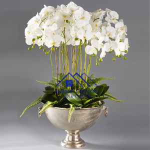 Vases à fleurs en aluminium pour mariage et centres de table Jardinière en seau à fleurs en aluminium avec logo personnalisé Accepter Vintage - Product Image 3