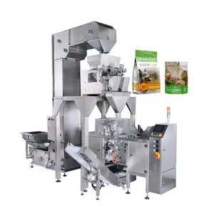 Automatic feeding premade bag rice nuts dry fruits auto doybag packing machine for salt