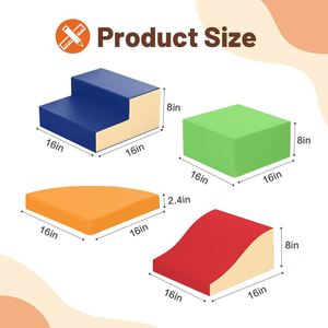 Gimnasio de Actividades Clásico para Interiores, Bloques de Escalada para Niños Pequeños, Set de Juego para Bebés, Estructuras de Escalada de Espuma para Niños de 3+ Años - Product Image 2