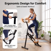 Appareil de fitness Climber Stepper pour un entraînement complet du corps avec inclinaison réglable, système de résistance par cordes et poulies