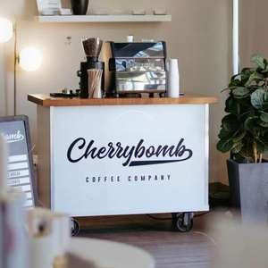 Carrito Móvil Moderno para Exhibición de Café, Helados, Dulces y Otros Productos, Ideal para Exteriores y Hospitales Móviles - Product Image 2