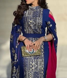 Tùy Chỉnh Thiết Kế Thời Trang Arab Giản Dị Abaya Cho Ramadan Thêu Sequin Jalabiyat Kaftan Cho Cộng Với Kích Thước Phụ Nữ Mùa Xuân Ma-rốc - Product Image 2