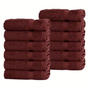 Juego de Toallas de Baño Súper Absorbentes de 8 Piezas, Ecológicas, Ligeras, Tejidas, 100% Algodón, Color Sólido, Secado Rápido, para Hotel y Spa, Personalizables - Product Image 4