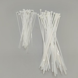 สายรัดเคเบิลไนลอนแบบล็อคตัวเอง สีขาว สำหรับมัดสายไฟฟ้า ขนาด 80-1200 มม. ทนไฟ ไม่เสื่อมสภาพง่าย รับสั่งทำตามแบบ - Product Image 1