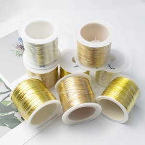Copper <b>Wire</b> 100m Gold Plated For Jewelry Making Beading DIY <b>Crafting</b> <b>Wire</b> Winding Shaping Floral Design - Product Image 1