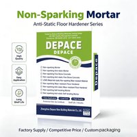 Mortier anti-explosion à haute dureté, non scintillant, antistatique, pour sols de chantier en environnements à risque d'explosion chimique dans les mines et ateliers de construction
