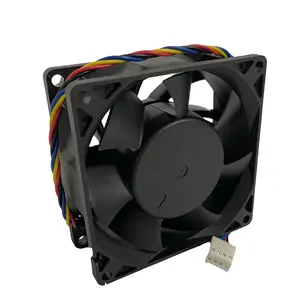 8v Cooling 8032 12v 24v UL Low Noise IP55 Waterproof Cooler 100 Cfm 80mm Brushless Fan For Car Navigator