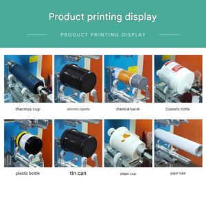 Machine d'impression sérigraphique à grande vitesse pour objets ronds, tasses en papier, bouteilles en plastique, bocaux en <span class=keywords><strong>verre</strong></span>, tubes cosmétiques, contenants - Product Image 2